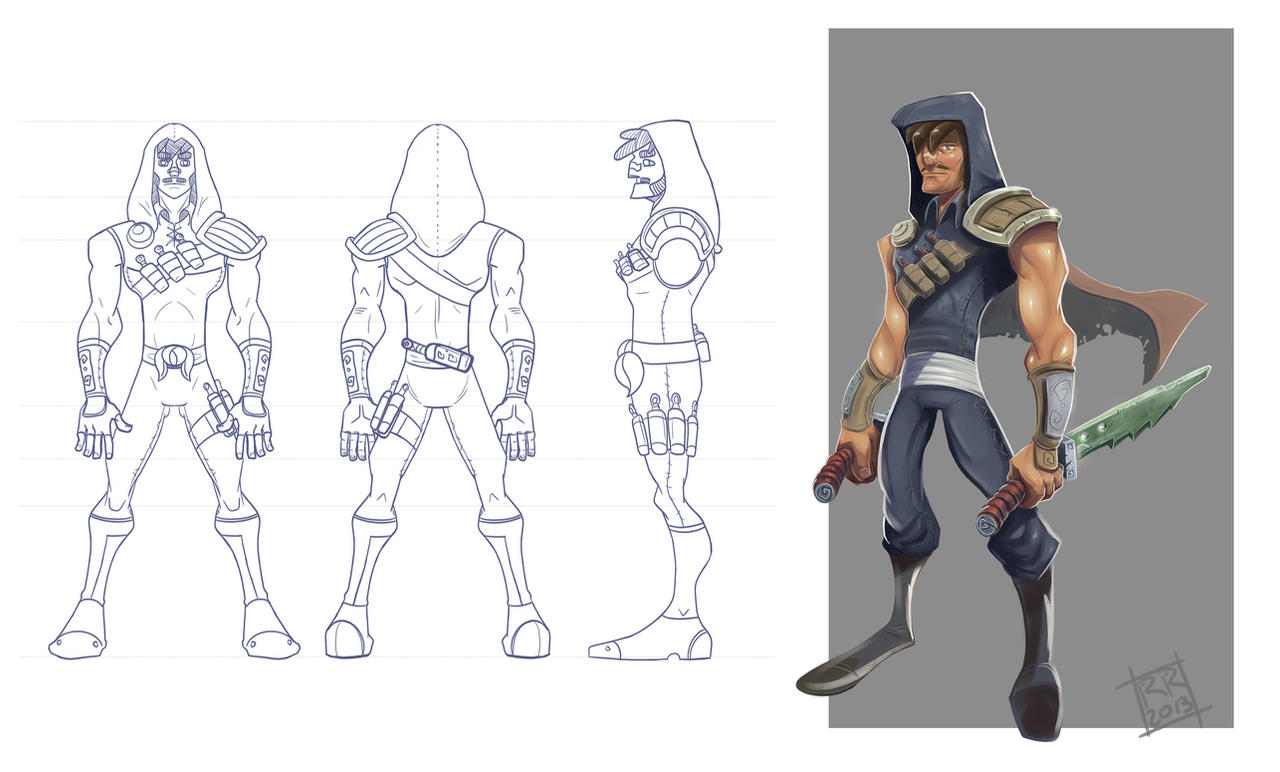 Rogue Turnaround by RRibot on DeviantArt