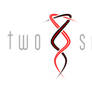 two snakes logo concept