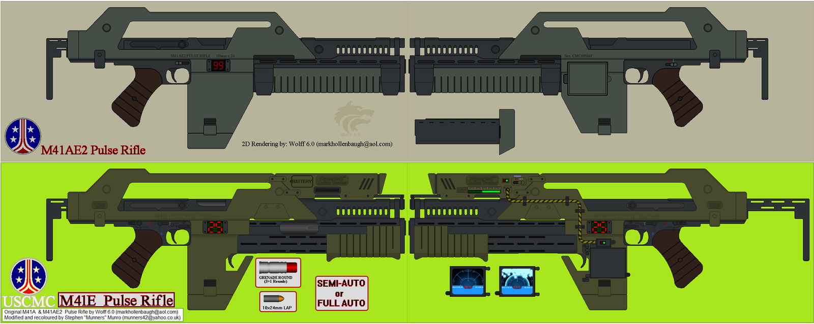 Pulse Rifle Step File M41E ENHANCED PULSE RIFLE by Munners on DeviantArt