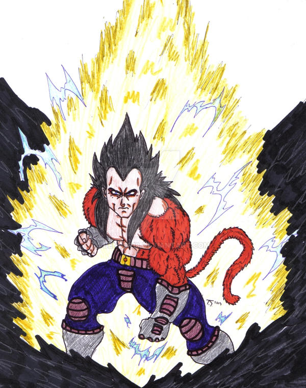 Vegeta Ssj 4 Color 2013