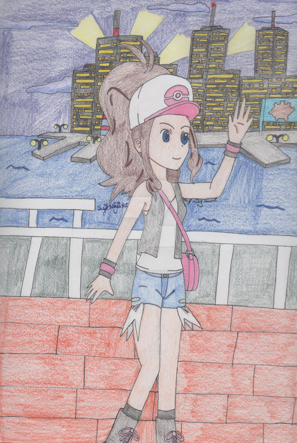 Pokemon - Touko in the Big City