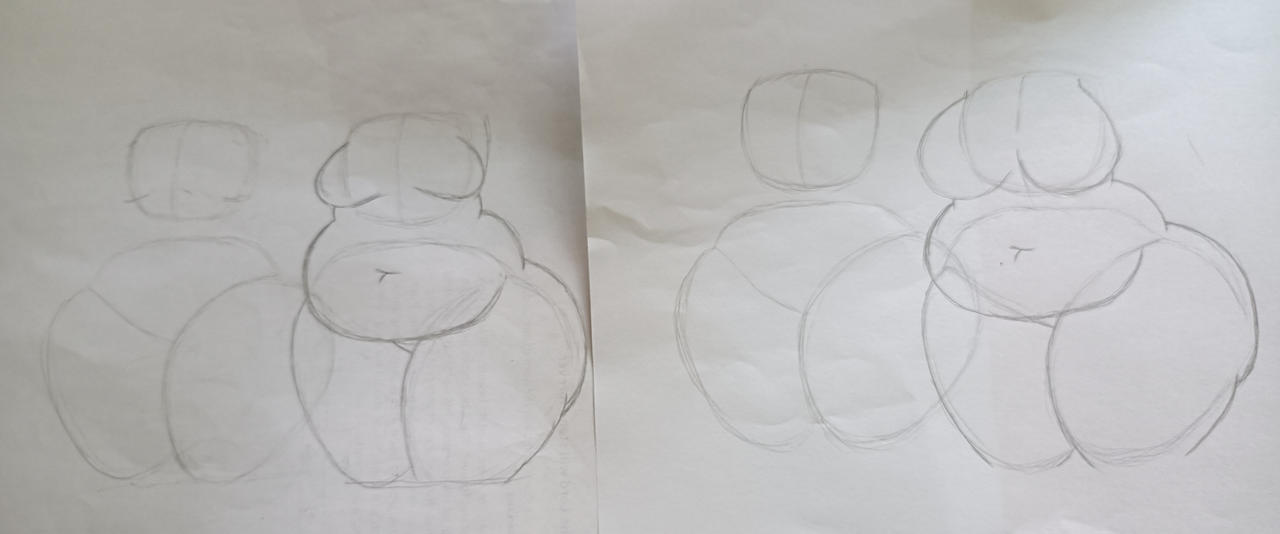 My method of drawing chubby