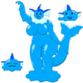 Gella the slime Vaporeon