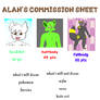 My commission sheet