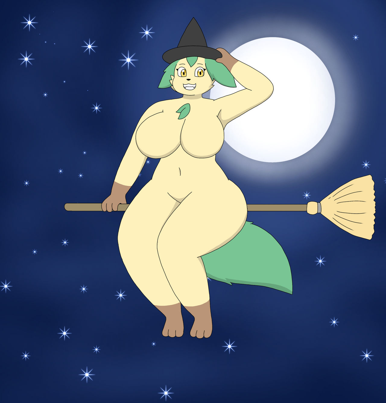 A leafy witch