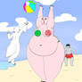 Beach volley with friends