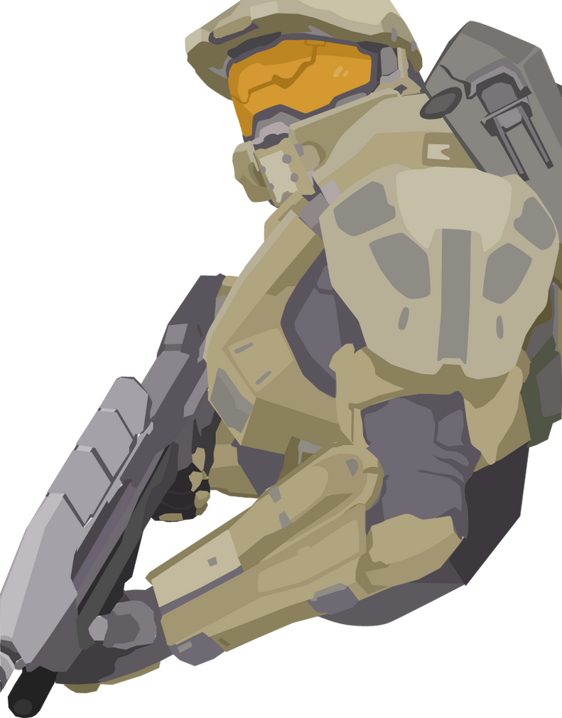 Halo 4: Master Chief Vector by iProtiige on DeviantArt