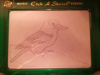 Etch A Sketch Kookaburra