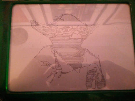 Etch A Sketch Yoda