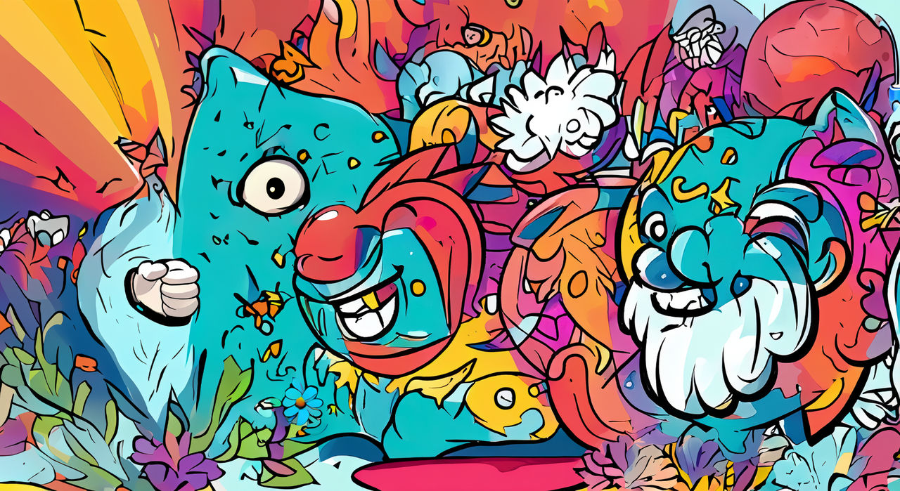 Colourful Cartoons by Mothiron on DeviantArt