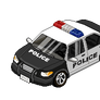 Pixelart police car
