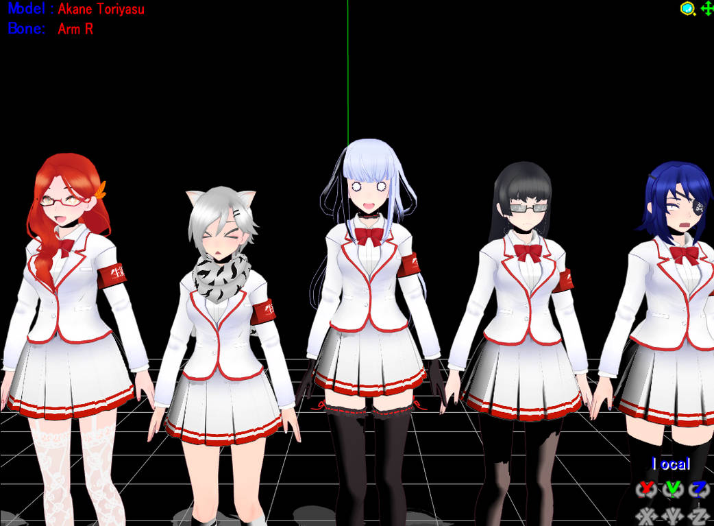 Student Council Model student council??? (models by MochaColaYS) by ilovemonika7 on DeviantArt