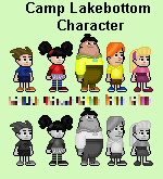 Camp Lakebottom Characters Sprite by CrowSar