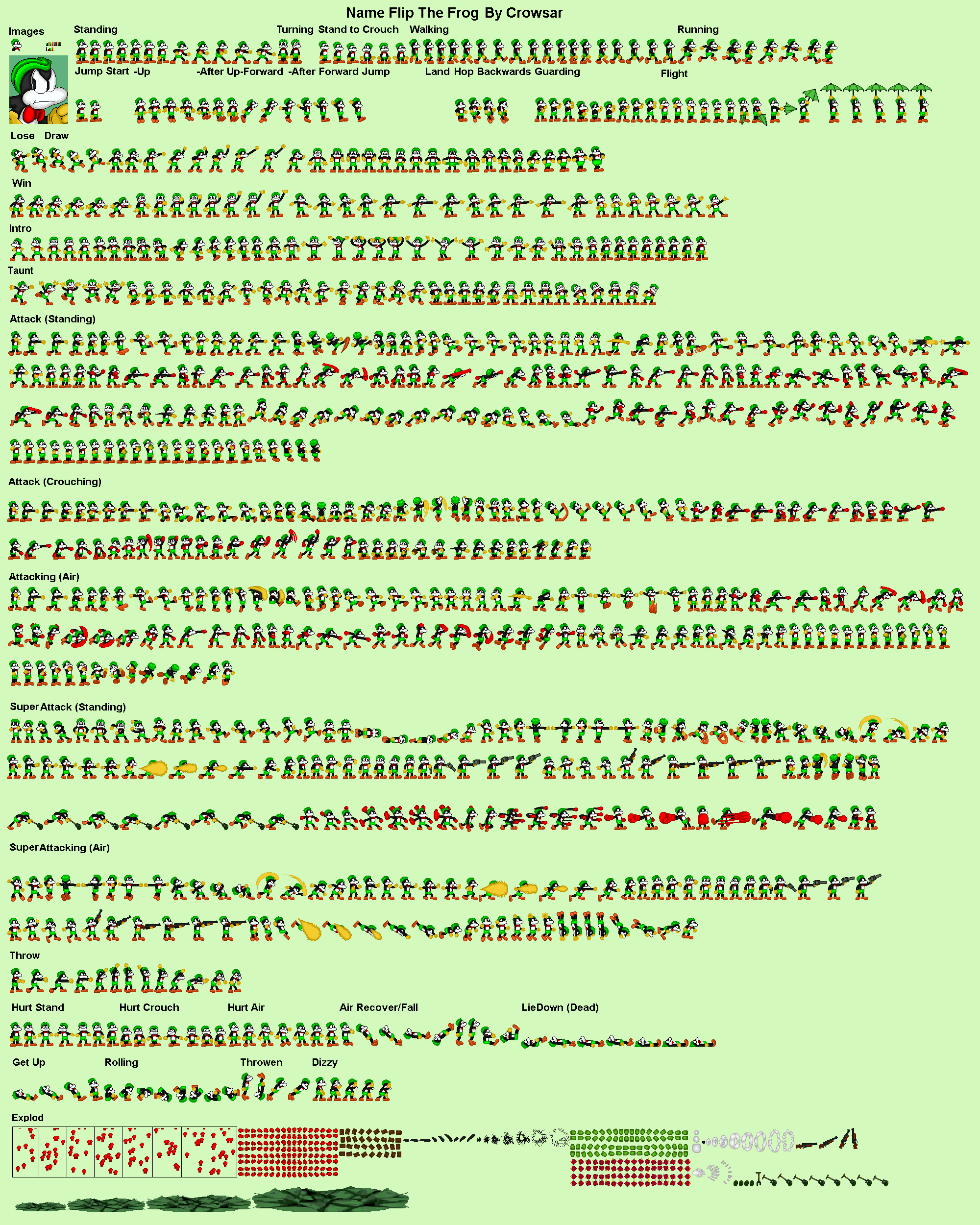 Original) Super Tails Sprite Sheet by JayHyperStarX on DeviantArt