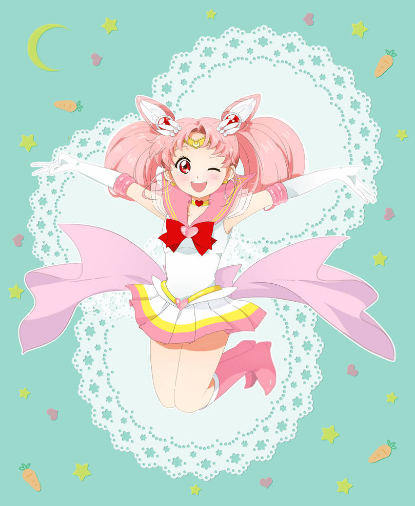 pink moon rabbit by satocchi on DeviantArt