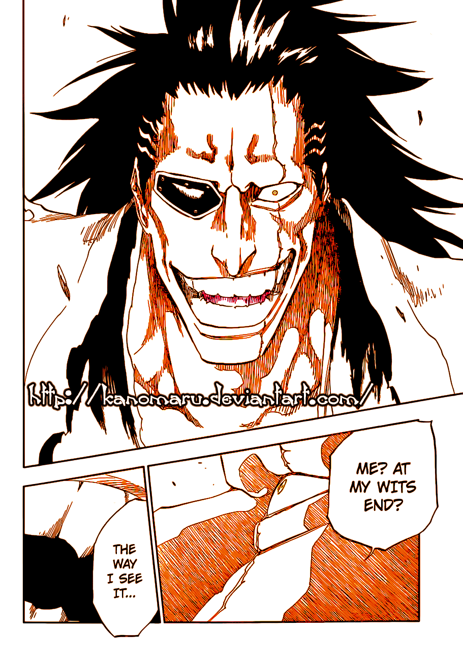 The Kenpachi is fired up