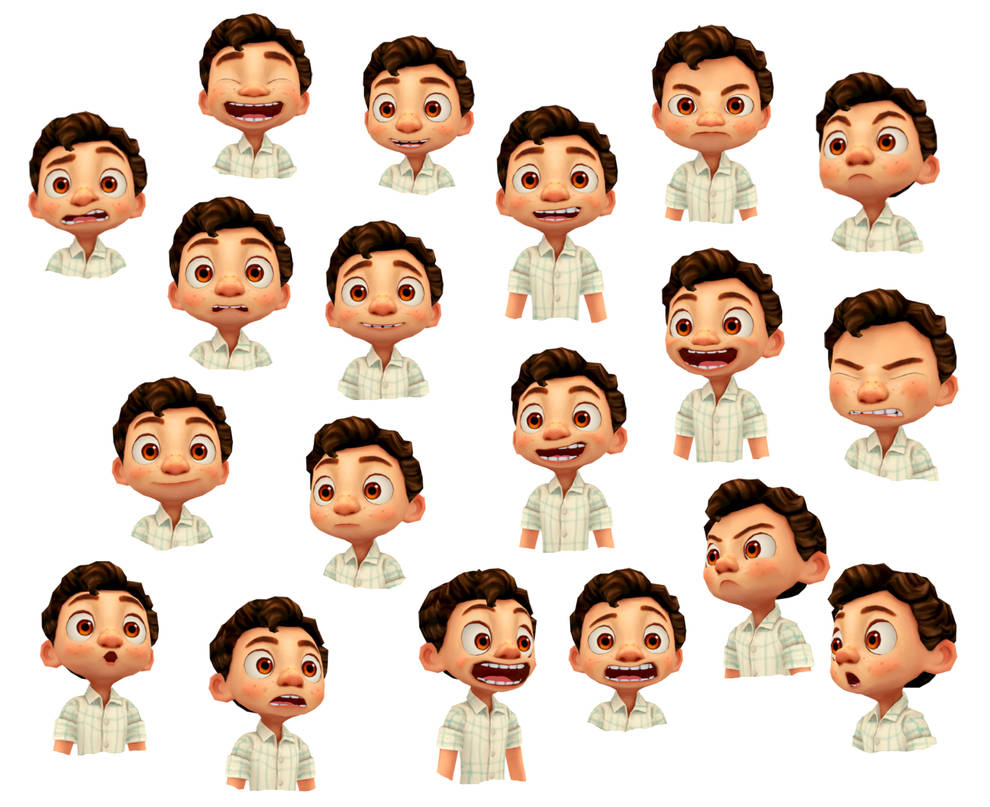 LUCA : Facial Expressions by Thoranin on DeviantArt