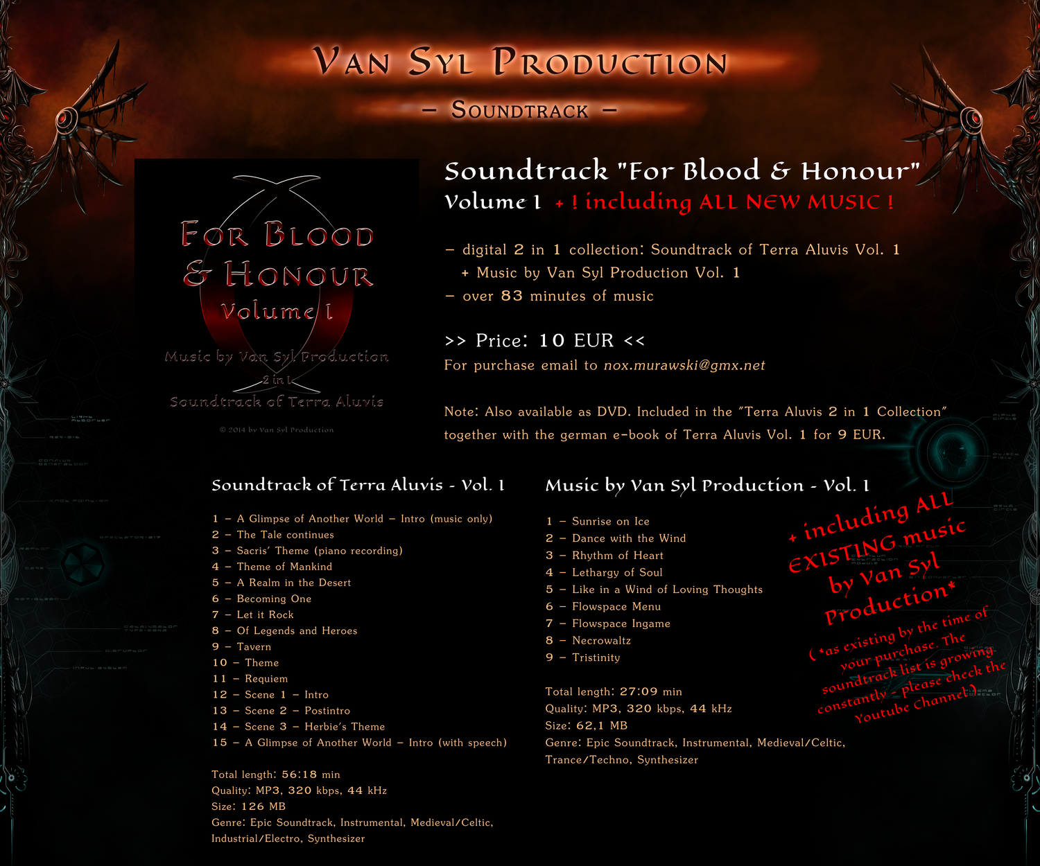 OFFER: For Blood and Honour - Terra Aluvis OST