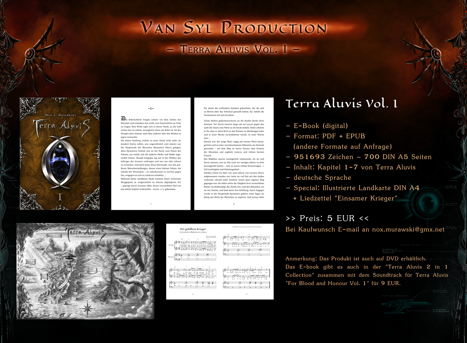 ANGEBOT: Terra Aluvis Vol.1 E-Book (deutsch) by Van-Syl-Production