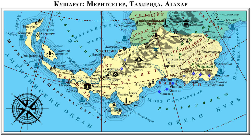 Map of Kusharat by Nolenor on DeviantArt