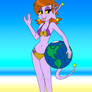 Zodie at the Beach (By JIMENOPOLIX)