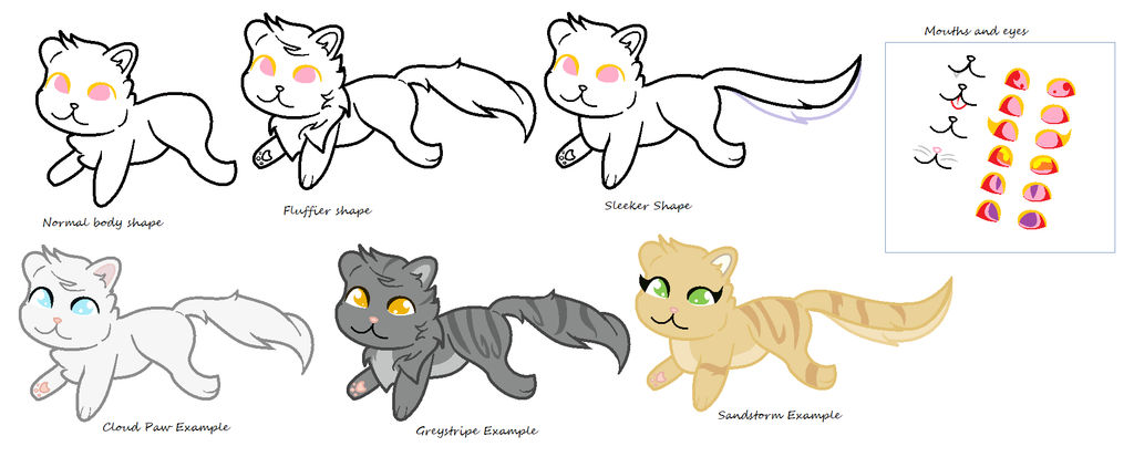 Warrior Cat Kit Base by thewarriorthatdraws on DeviantArt
