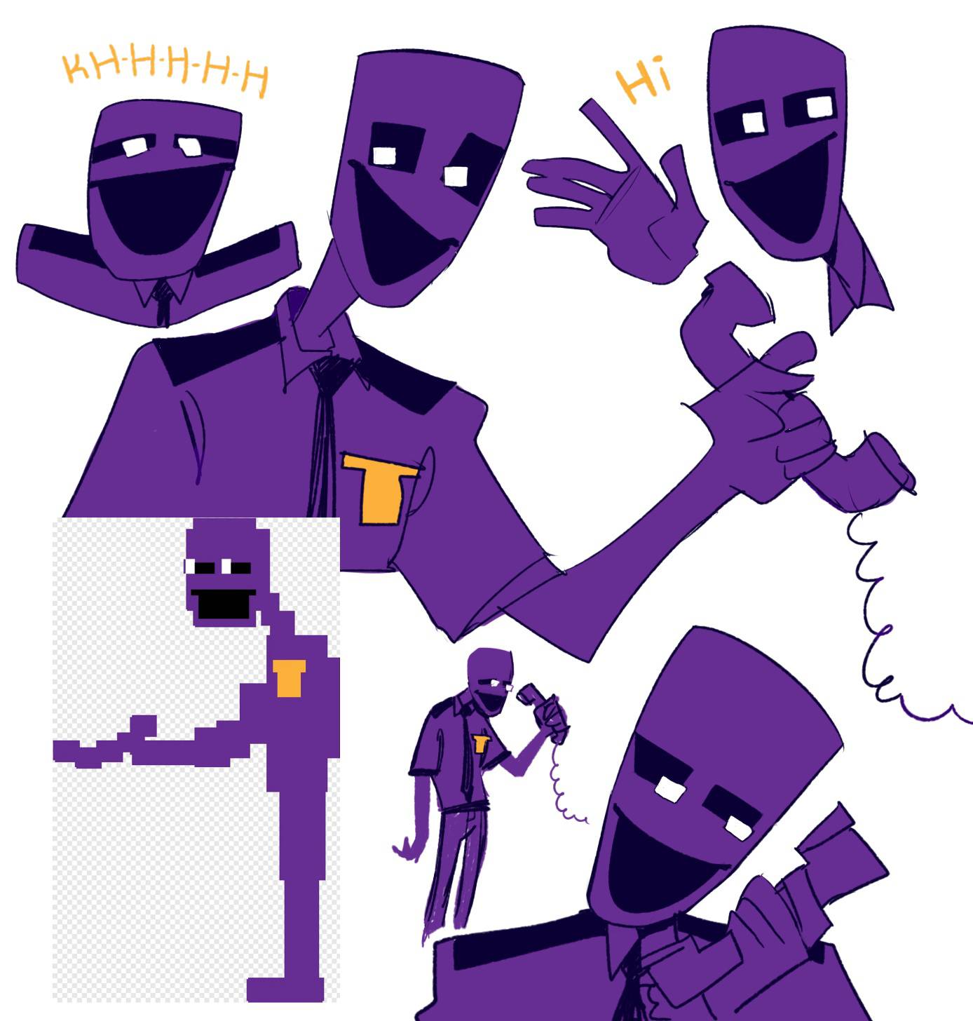 Purple Guy William Afton By Shlenkaaokolad On Deviantart