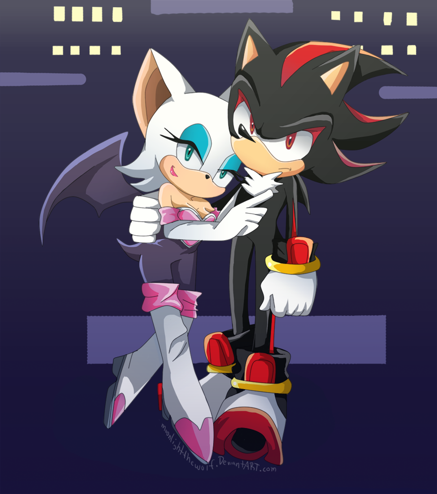 Shadow Rouge Wolf Shadow x Rouge by MoonlightTheWolf on DeviantArt