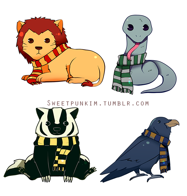 Hogwarts House Mascots