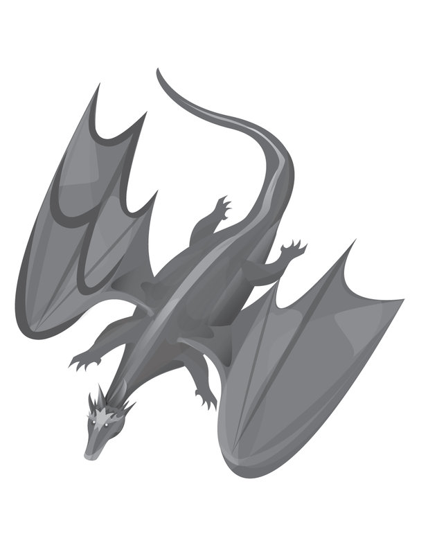 Vector dragon logo