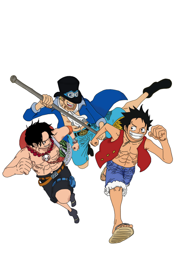 Luffy,Ace,Sabo