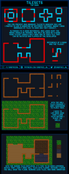 Tileset Tutorial - Top Down - Pixelart / Art by SadfaceRL