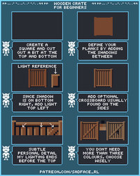 Pixel Art Tutorial Wooden Crate