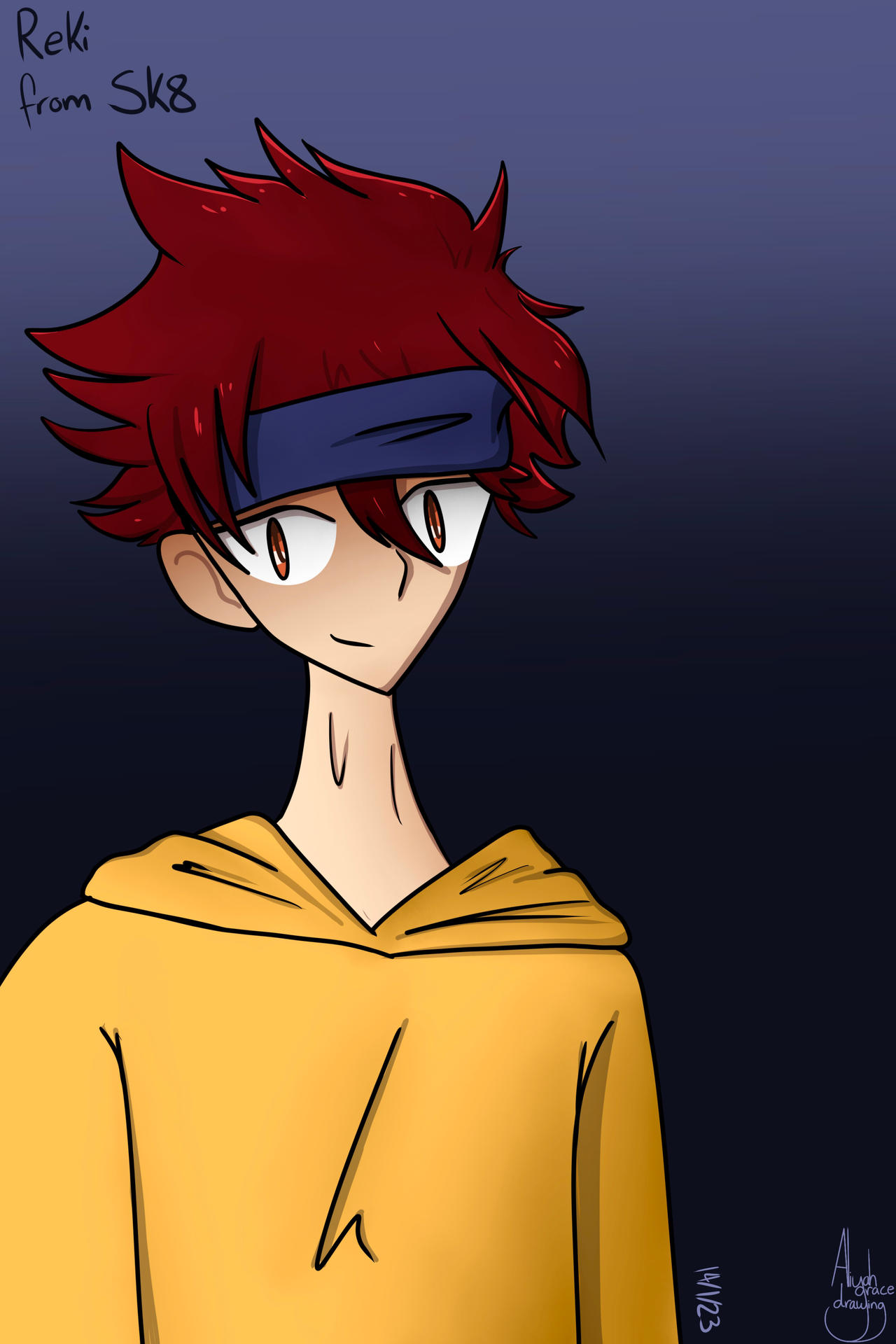Farad Reki Reki from sk8 the infinity by Aliyahgracedrawing on DeviantArt