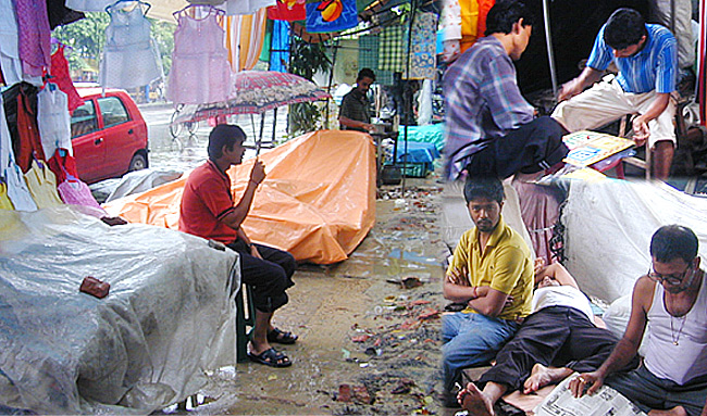 Calcutta footpath