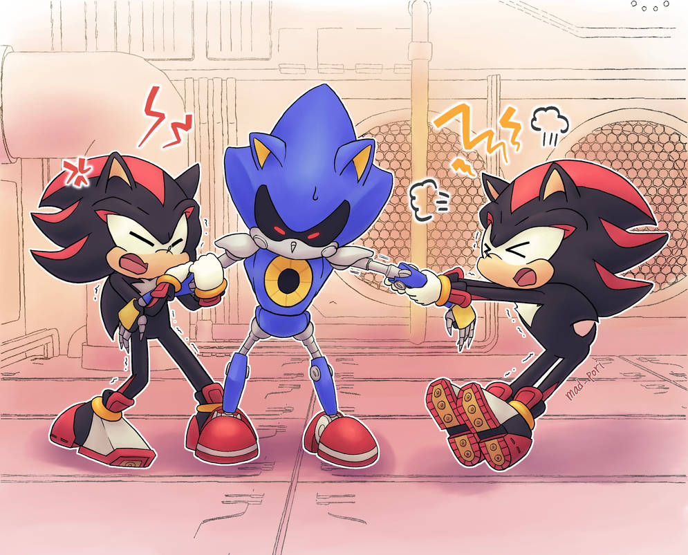 Metal Sonic And Shadow Androids by MadPori on DeviantArt