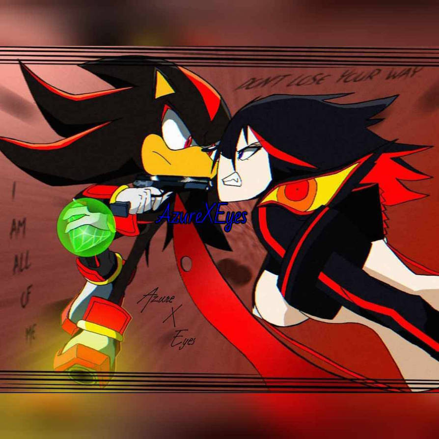 Shadow VS. Ryuko by SaburoYoshida on DeviantArt