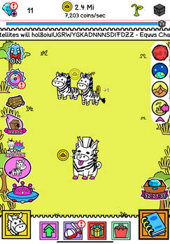 Stupid Gibberish in Zebra Evolution