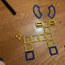 The caribou that I made using Magformers