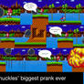 Knuckles' biggest prank ever