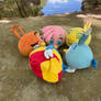 My Stella plushies at the park!