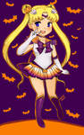 Halloween Moon by creampuffchan