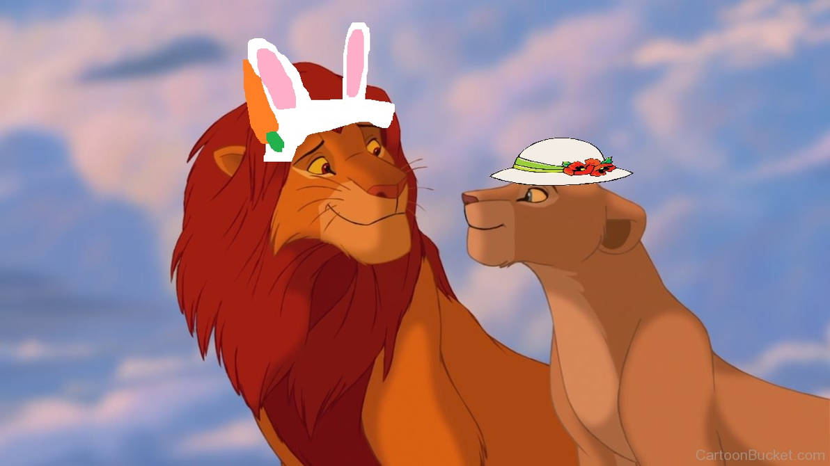 Simba and Nala (Easter style) by TheJaLeonard on DeviantArt