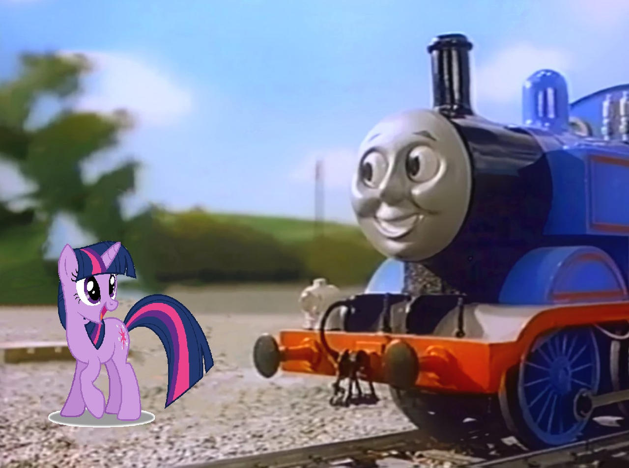 Thomas Meets Twilight Sparkle By TheJaLeonard On DeviantArt thomas-meets-twilight-sparkle-by-thejaleonard-on-deviantart