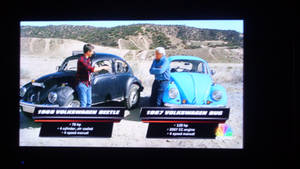 Volkswagen beetles in Jay Leno's garage