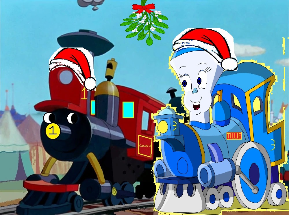 Casey Jr And Tillie Underneath The Mistletoe By TheJaLeonard On DeviantArt casey-jr-and-tillie-underneath-the-mistletoe-by-thejaleonard-on-deviantart