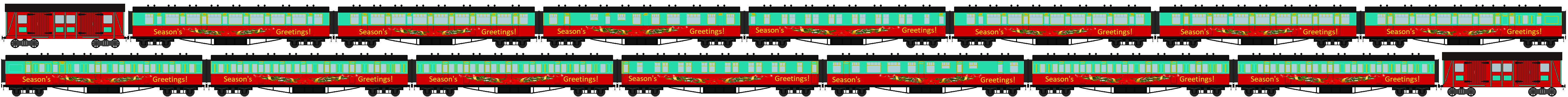 Christmas express coaches sprites by TheJaLeonard on DeviantArt