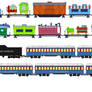 The 1941 Railroad Legends and their consists