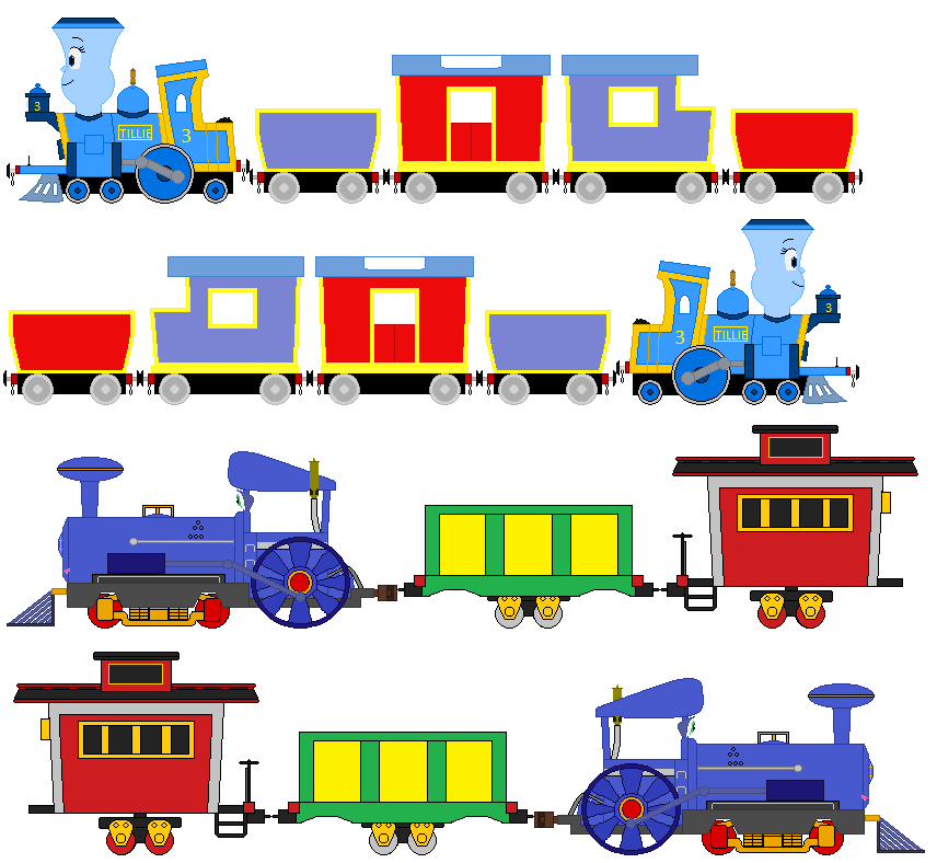Tillie and Tracy with the Birthday trains sprites by TheJaLeonard on ...