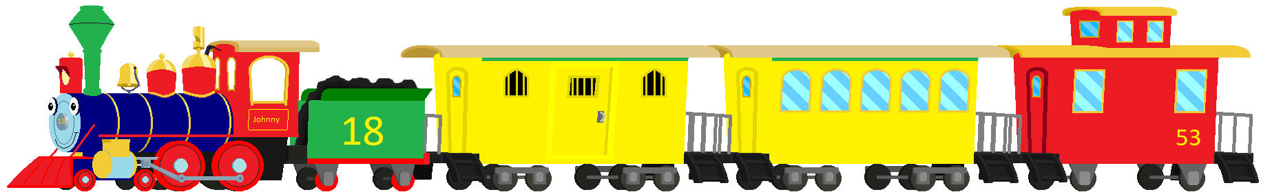 Johnny and the mail train (MLP style) by TheJaLeonard on DeviantArt